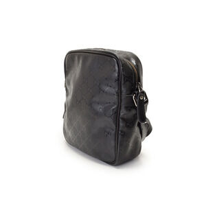Gucci shoulder GG Imprime black bag